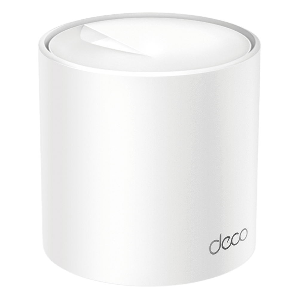 Router MESH Wi-Fi 6 / AX1500 Mbps / Doble Banda / 2 Puertos Gigabit WAN/LAN / 2 Antenas Internas / App Deco