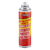 Extintor Portátil en Aerosol / Fuegos Clase A, K y Li / Baterías Ion-Litio / Descarga 35 s / Alcance 2 m (6.6 ft) / 250 ml / Tecnología Micelar