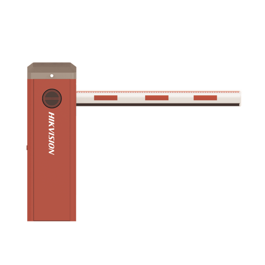Barrera Vehicular USO CONTINUO 5,000,000 Ciclos MCBF Brazo INCLUIDO de 4 mts Iluminación Rojo verde a 24 Vcd Apertura en 2 Seg Ajustable Cambio de sentido en campo DS-TMG520-M/A/B(4M/24V) - SILYMX