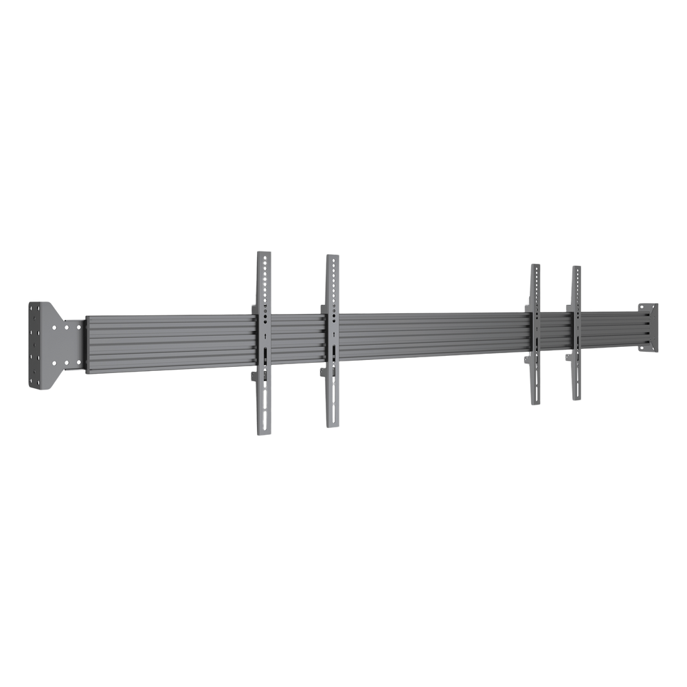Sistema de Montaje en Pared / Rieles 2000 mm (78.7 ft) / Estructura Modular / Soporte Ajustable / Incluye Herramientas y Tornillería Completa