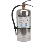 Extintor de Agente Húmedo / 6 L (1.6 gal) / Fuegos Clase K / Acero Inoxidable / Manómetro Integrado / Certificación UL-ULC