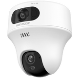 Camaras WifiHIKVISIONDS-2CFWQ6-DCamara Turret PT 6MP Doble Lente Dual Light WiFi Audio Bidireccional Interior Hikvision DS - 2CFWQ6 - D - SILYMX