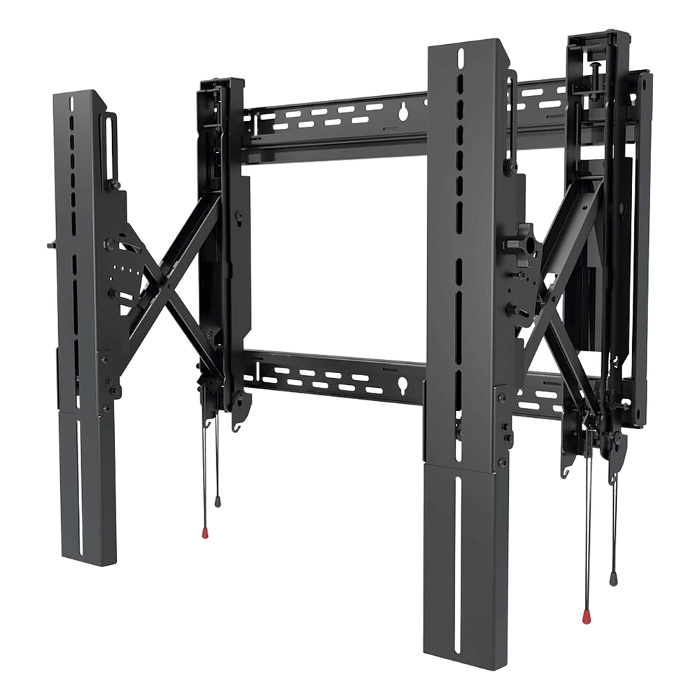 Soporte de Pared Tijera Universal / Extensión 12" (305 mm) / Carga 200 lb (90.7 kg) / Tilt +15°/-2° / VESA 200x100 a 600x600 mm / Acceso Abierto Cajas Empotradas