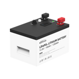 BateríasEPEVERLFP100EP128V2Batería de Litio LiFePO4 12.8Vcc 100Ah 1.28KwH Pantalla LCD para Monitoreo Local Carcasa Metálica LFP100EP128V2 - SILYMX