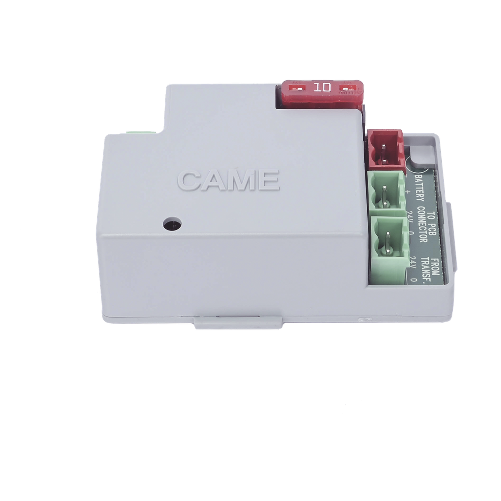 Tarjeta de Respaldo de Baterías / 12 V / Carga 27 V 400 mA / Standby 75 mA / -20°C a +55°C / 93 x 43 x 51 mm