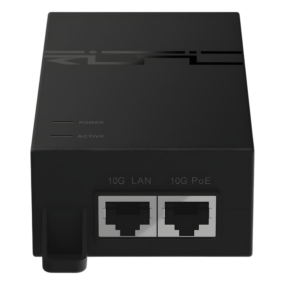Inyector PoE / 56V / 1.08A / 60W / 2 Puertos Multi-Gigabit 10G / IEC C5 / Entrada 100-240V
