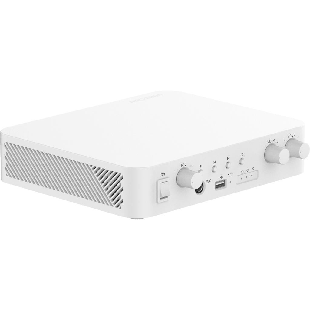 Equipos de AudioHIKVISIONDS-QAE1A80G1-VB(B)Amplificador Audio 2 Canales 40W Bluetooth 100V Hik - Connect Hikvision DS - QAE1A80G1 - VB(B) - SILYMX