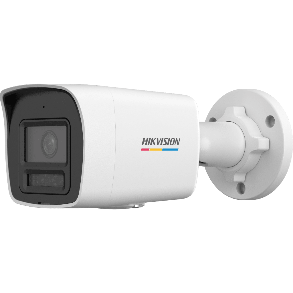 Camaras IP BalaHIKVISIONDS-2CD1047G3-LIUFCamara Bala IP 4MP ColorVu 3.0 Dual Light Microfono Integrado PoE Exterior Hikvision DS - 2CD1047G3 - LIUF - SILYMX