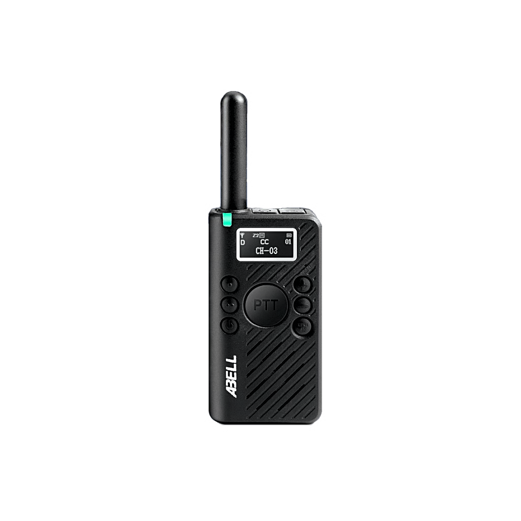 Radio Portátil DMR Mini UHF 400-480 MHz 32 Canales Cifrado ARC4 USB-C 126g ABELL X1 Pro