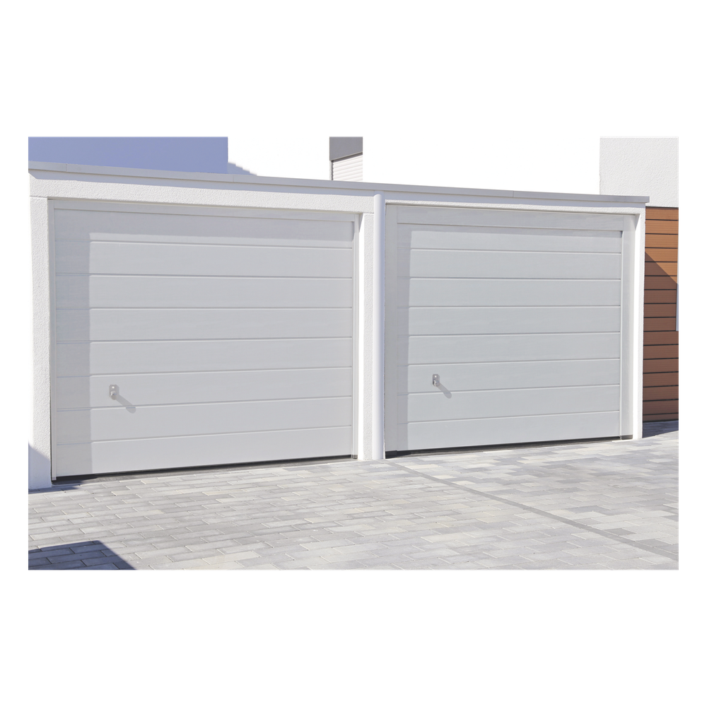 Sección para puerta de Garage / Lisa / Color blanco / Para GARAGE187 / Estilo Americana.
