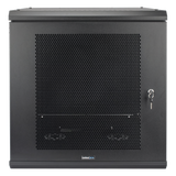 Gabinete Rack Pared 12U 19" 635mm Acero Reforzado Puerta Perforada LINKEDPRO SR-19-12-GN3P
