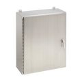 Gabinete de Pared NEMA 4X, Acero Inoxidable 304, Cierre de 3 Puntos, 914 x 914 x 305 mm