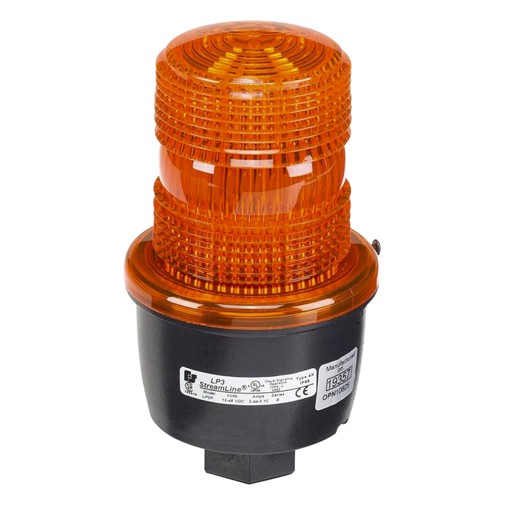 Luz de advertencia LED serie Streamline, 120 Vca, montaje tipo T, ámbar