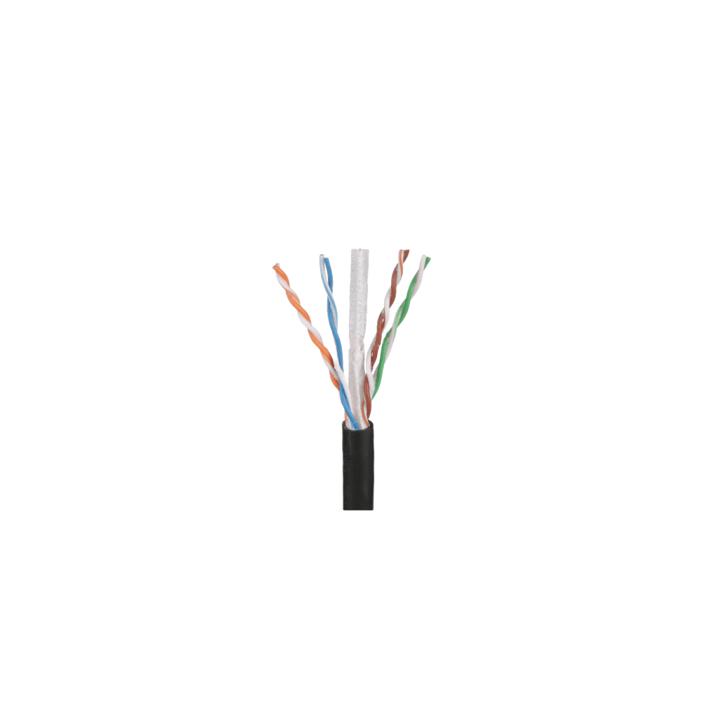 Cables Categoria 6PANDUITPUO6C2204BL-CEGBobina Cable UTP Cat6 OSP Planta Externa 305m (1000ft) 22 AWG Negro Panduit PUO6C2204BL - CEG - SILYMX