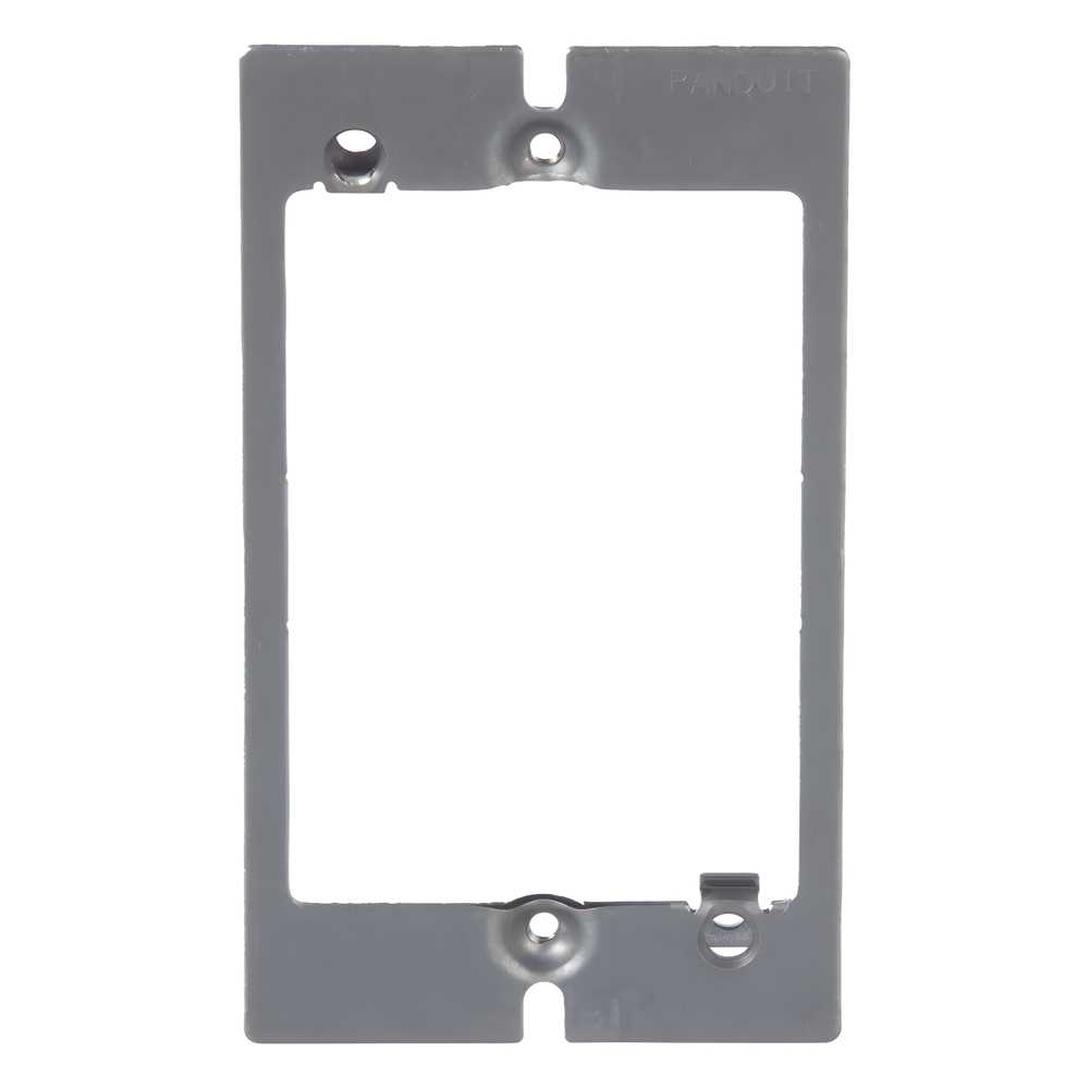 Adaptador de Placa de Pared / Una Salida / CRS Zincado / 2.38' x 4.19' x 0.32' / 7.8' x 4.2' x 0.32'