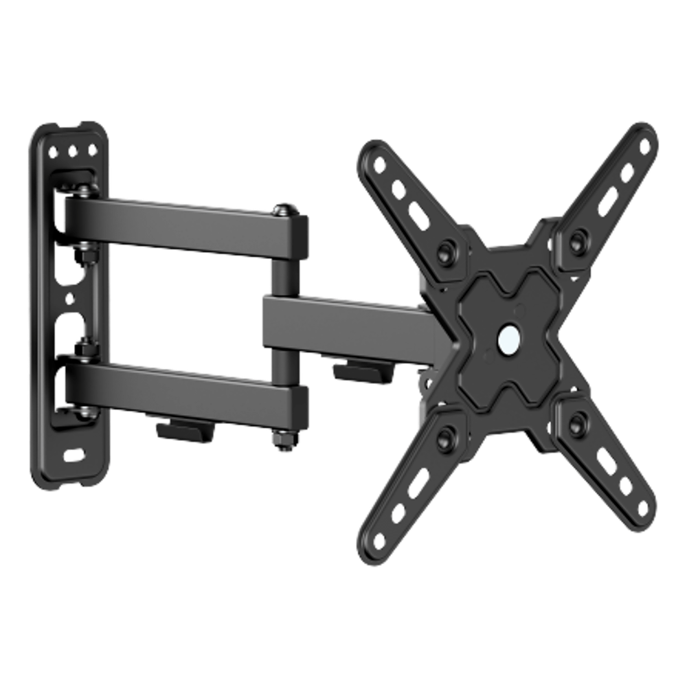 Soporte de Pared Articulado para Pantallas / VESA 75x75 a 200x200 / Hasta 43 Pulgadas / Carga 20 kg (44 lbs) / Movimiento Completo / Perfil 66 mm