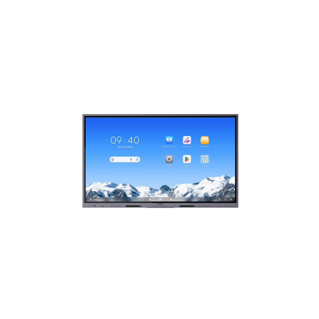 Pantalla Interactiva Touch de 86" Android 14 / Asistentes IA / Google Suite Preinstalado con Certificación EDLA / Resolución 4K / Bocinas Integradas / Entradas HDMI y VGA / Incluye 2 Lápices para Escribir