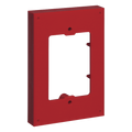 Espaciador Plástico Moldeado 5/8 in (15.9 mm) Rojo para Estaciones Stopper con 2 Tornillos STI KIT-102722-R