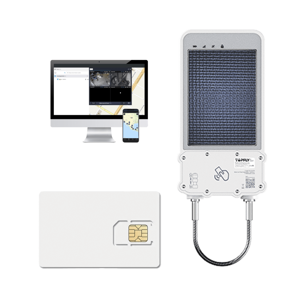 kIT Cerradura Inteligente GPS con Energía Solar / SolarGuardX 100 / Seguimiento de Activos LTE Cat-M1 / Desbloqueo por RFID BLE OTA / Impermeable IP67 / Detección de Movimiento / Batería 14400mAh / + EPCOMGPSCODE + SIM500MB2Y 