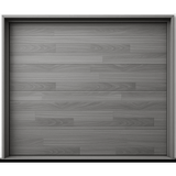 Puerta de Garage de Alta Calidad / Estilo Americano / Acabado Laminado PREMIUM / Color Gris / 8x7 Pies.
