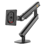 Soporte de Brazo Ergonómico para Monitor / 17"-32" / Carga 2-7 kg / Ajuste de Altura 419 mm / Rotación ±90° / VESA 75×75 y 100×100