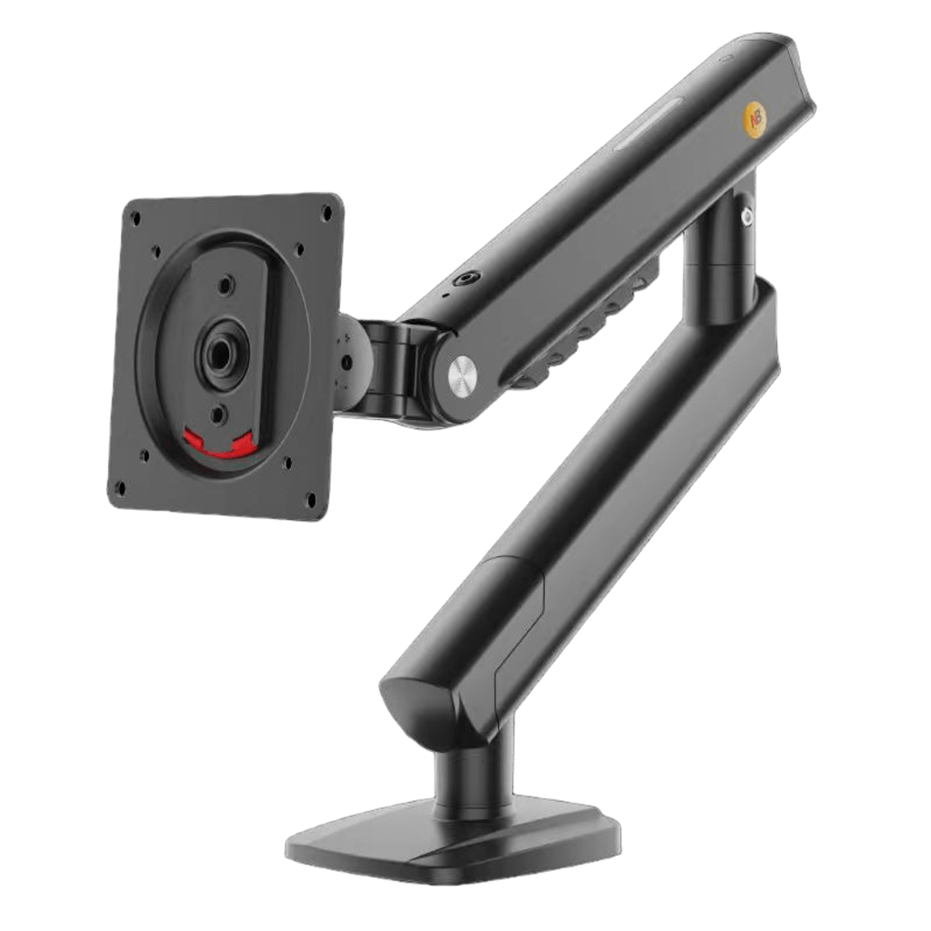 Soporte de Brazo Ergonómico para Monitor / 17"-32" / Carga 2-7 kg / Ajuste de Altura 419 mm / Rotación ±90° / VESA 75×75 y 100×100
