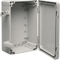 Gabinete QLine I Tipo 4X / 300 x 200 x 180 mm (11.81 x 7.87 x 7.09 in) / ABS / IP66 / Tapa Opaca con Tornillos / Montaje 280 x 180 mm / Gris RAL 7035