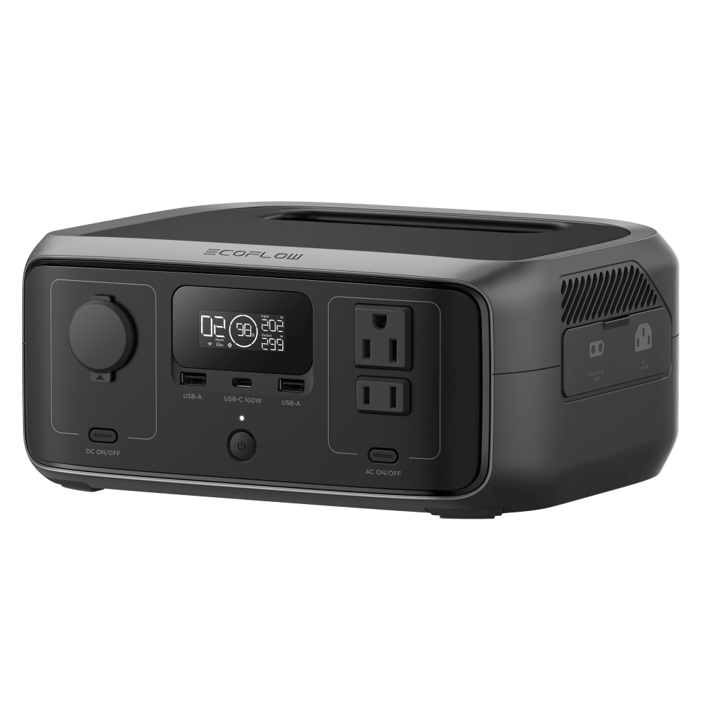 No break UPSECOFLOWEFR3Estación de Energía Portátil 245Wh USB - C 100W Carga Solar WiFi EcoFlow River 3 EFR3 - SILYMX