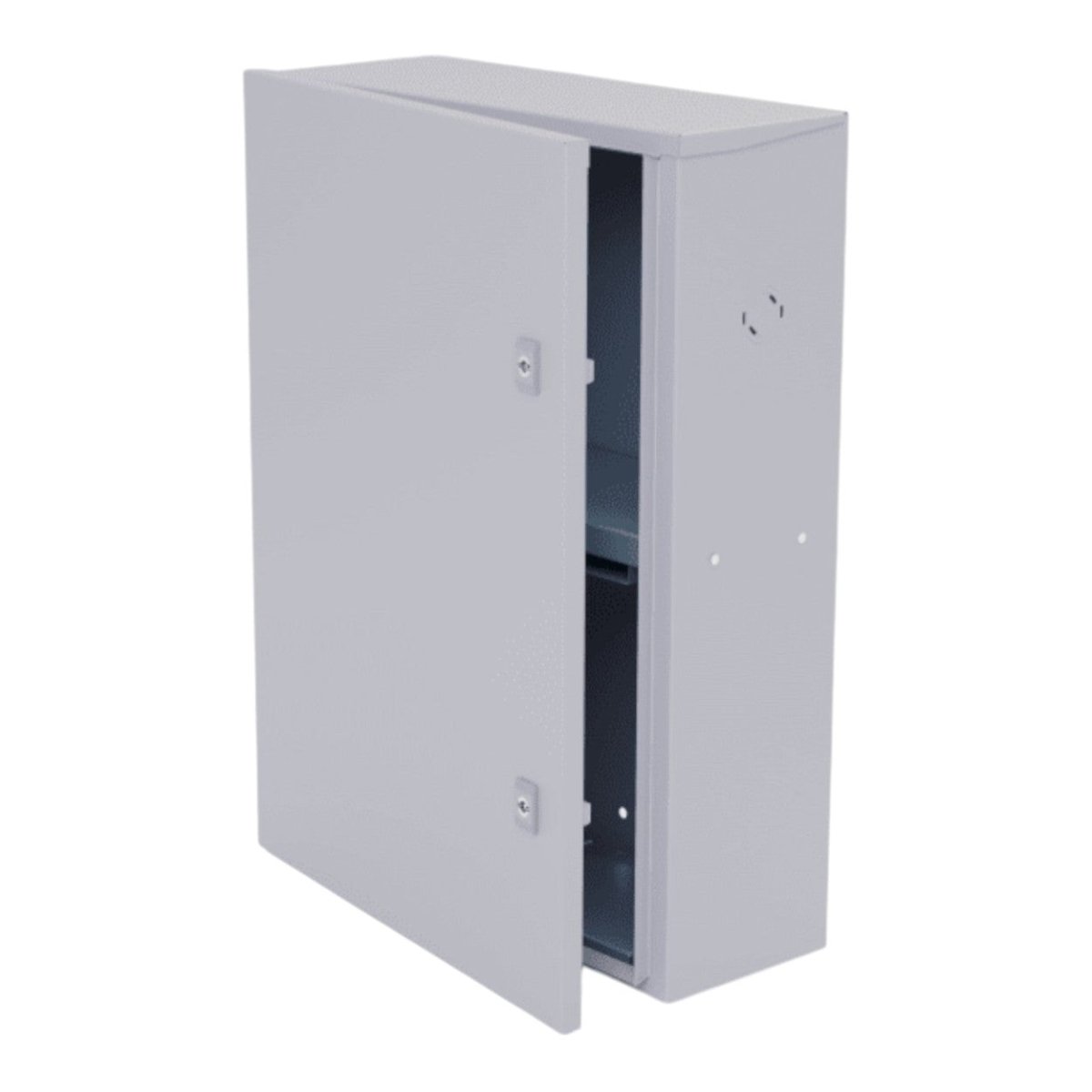 Gabinetes para IntemperieEPCOM INDUSTRIALGBP02Gabinete para 2 Baterías Acero Galvanizado Exterior Integraciones Solares EPCOM INDUSTRIAL GBP02 - SILYMX