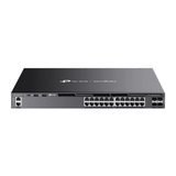 Switches PoETP - LINKSG6428XHPSwitch Administrable Capa 3 24 Puertos Gigabit PoE+ 720W 4 SFP+ 10G SDN Omada TP - LINK SG6428XHP - SILYMX