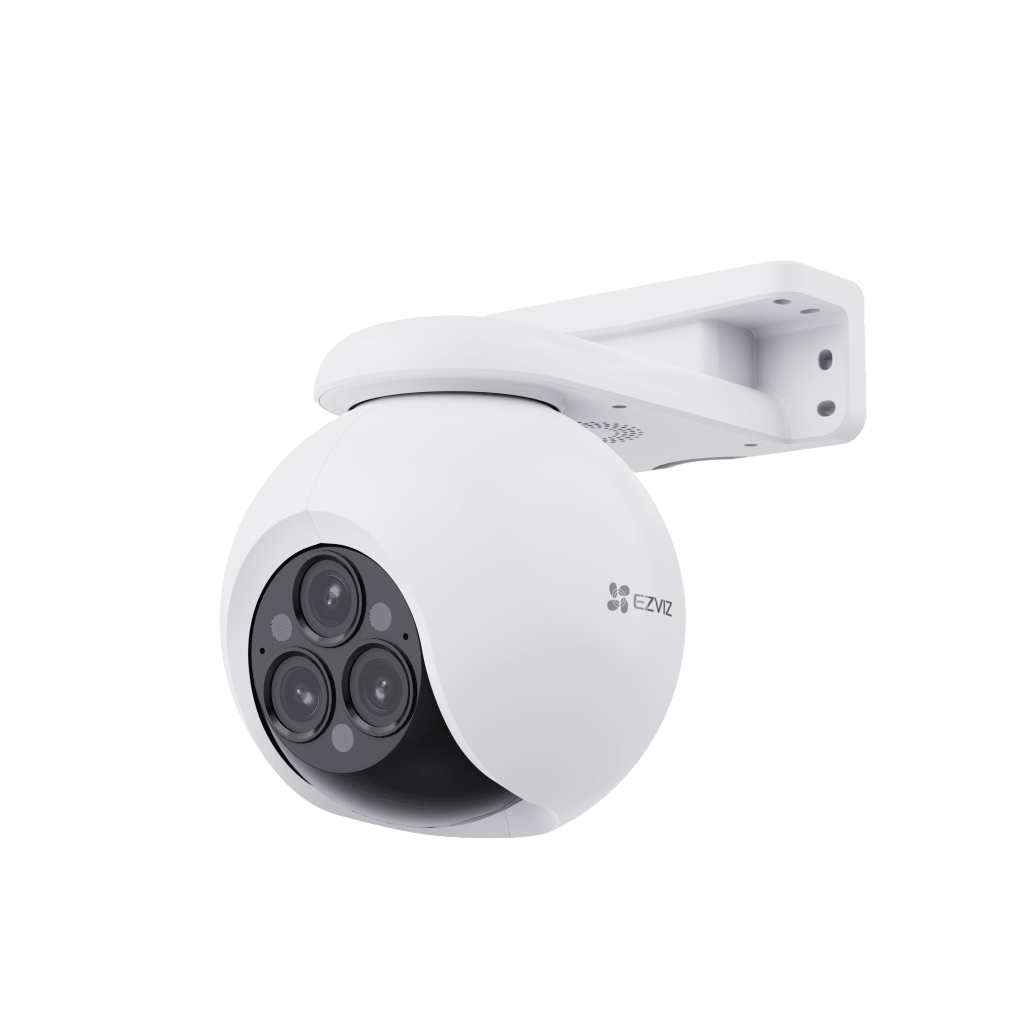 Camaras WifiEZVIZCS-H80FCámara IP PT WiFi Triple Lente 2K+ Panorámica 360° Visión Color IA Detección Sirena IP67 EZVIZ CS - H80F - SILYMX