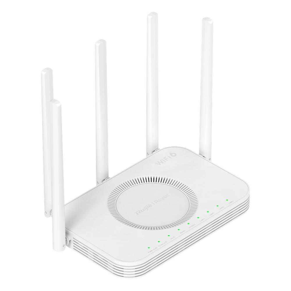 Router ONU GPON/EPON / Wi-Fi 6 AX3000 / 192 Clientes Simultáneos / 4 Puertos Gigabit LAN/WAN / Puerto USB 2.0 / 5 Antenas Externas / Mesh