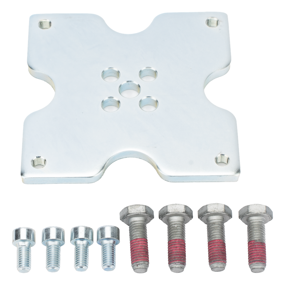 Placa para Eje de Motorreductor / Eje 20 mm / Acero Resistente / Montaje Rápido / Compatible GT4-GX4-GGT40AGS