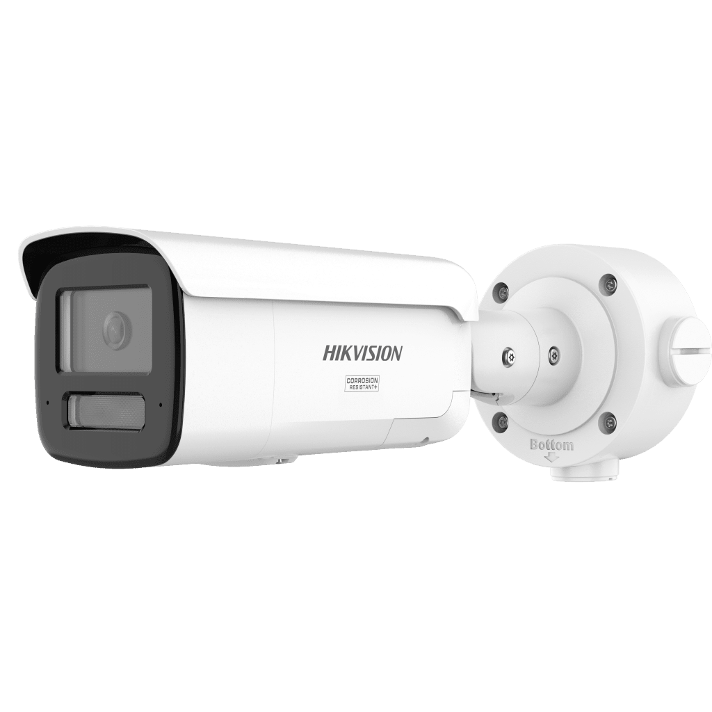 Camaras IP BalaHIKVISIONDS-2CD3T47G3-LISUY/SLCamara Bullet IP 4MP Proteccion Activa Audio DARKFIGHTER IR 60m PoE+ Hikvision DS - 2CD3T47G3 - LISUY/SL - SILYMX