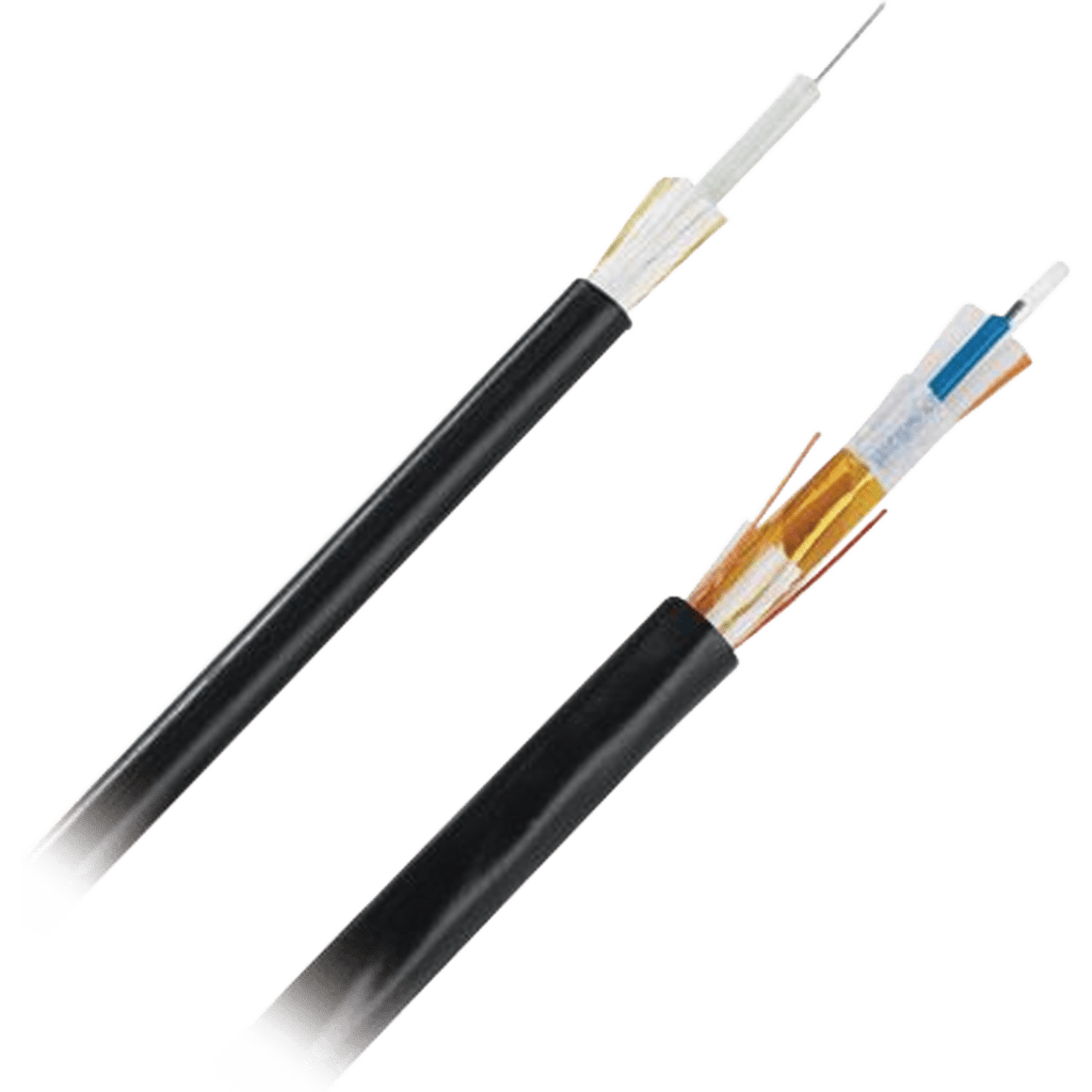 Cable de Fibra Óptica / 6 Hilos / Multimodo OM4 50/125 / Interior-Exterior / Loose Tube 250 μm / LSZH / Dieléctrico