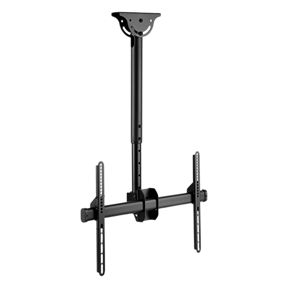 Soporte de Techo para Pantalla / VESA 200x200 a 600x400 / 37" a 70" / Carga 50 kg (110 lbs) / Extensión 560 a 910 mm (22" a 35.8") / Inclinación 0° a -25° / Giro 360°