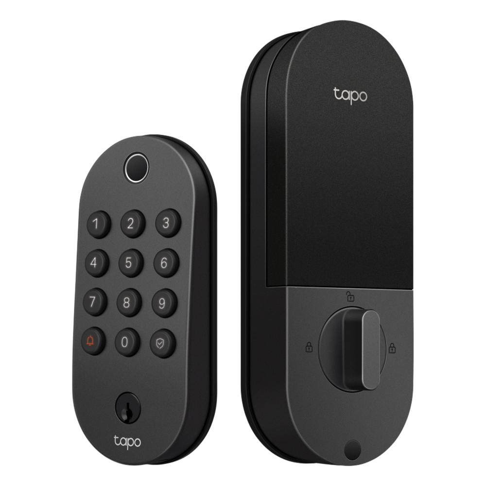 Cerradura Inteligente Wi-Fi / Deadbolt / 6 Métodos Desbloqueo / Huella <0.5s / 100 Huellas + 200 PINs / BHMA Grado 3 / IP54 Exterior / Batería 7800 mAh / Alexa-Google-SmartThings