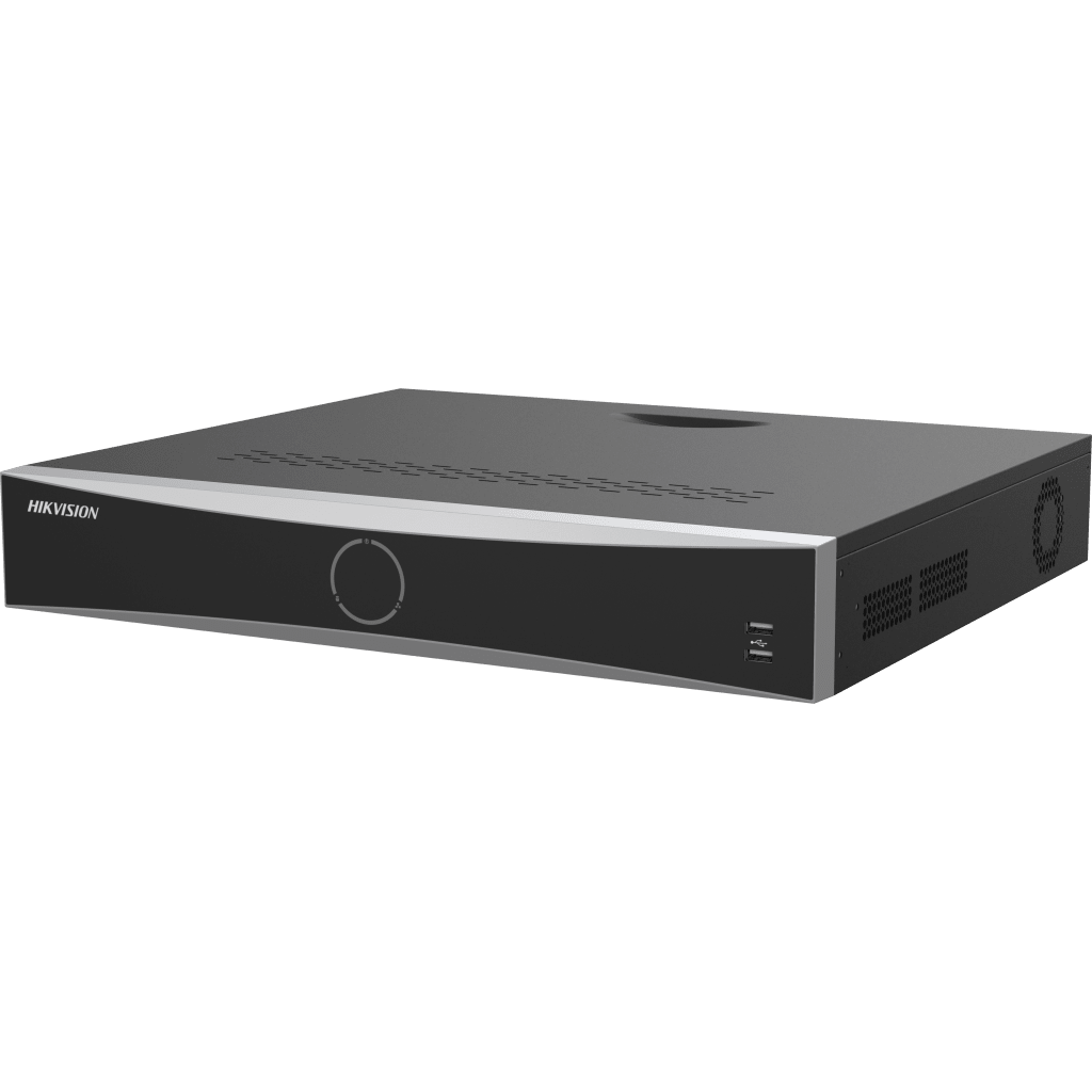 NVR HIKVISION AcuSense 12 MP · 32 Canales IP · 4 HDD · Reconocimiento Facial · HDMI 4K · Alarmas I/O  DS-7732NXI-K4(E) - SILYMX