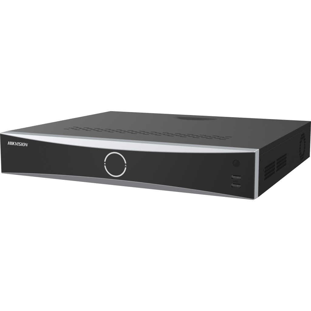 NVR HIKVISION AcuSense 12 MP · 16 Canales IP · 16 Puertos PoE+ · 4 HDD · Reconocimiento Facial · HDMI 4K · Alarmas I/O · PoE 300 m DS-7716NXI-K4/16P(E) - SILYMX