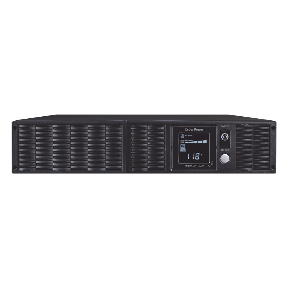 UPS de 1500 VA/1500 W, Topología Línea Interactiva, Entrada 120 Vca NEMA 5-15P, Onda Senoidal Pura, Torre o Rack 2 UR, Con 8 Tomas NEMA 5-15R
