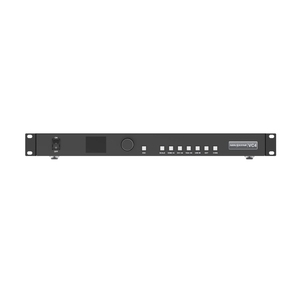Controlador de Video LED VC4 4 Puertos Gigabit Ethernet Entradas HDMI 1.3, DVI, VGA, CVBS Salida Máxima 2.6 MP Compatibilidad con RS232 NOVASTAR   VC4