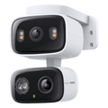 Cámara IP Dual PTZ / Dual Lente 2K+2K / 3 Megapixel cada lente / Seguimiento Sincronizado / Visión Nocturna a Color / IP65 / Audio Bidireccional