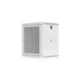 Gabinete Ubiquiti UniFi 12U para Pared 550 x 450 mm – Rack Cerrado con Puerta Perforada y Ventiladores Integrados UACC-RACK-12U-WALL-450-P - SILYMX
