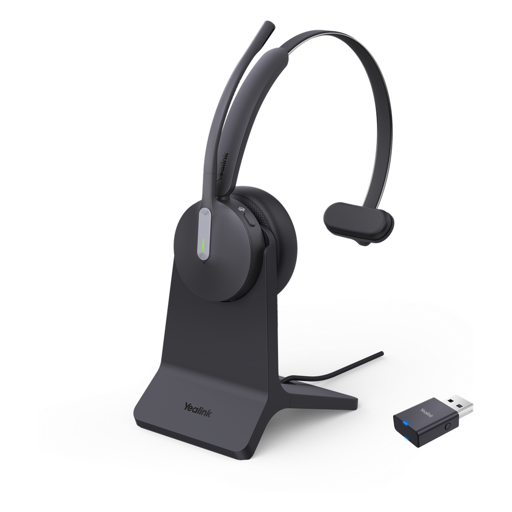 Diadema Inalámbrica / DECT + Bluetooth Híbrido / Mono / Alcance 150 m (492 pies) / 32 h Autonomía / Certificación Teams / Busylight