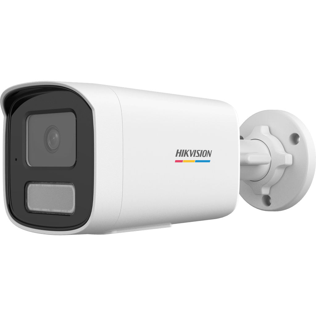 [Dual Light + ColorVu] Bala IP 2 Megapixel / Lente 4 mm / 50 mts IR + 50 mts Luz Blanca / Micrófono Integrado / ACUSENSE Lite / Exterior IP67 / dWDR / PoE / Micro SD 