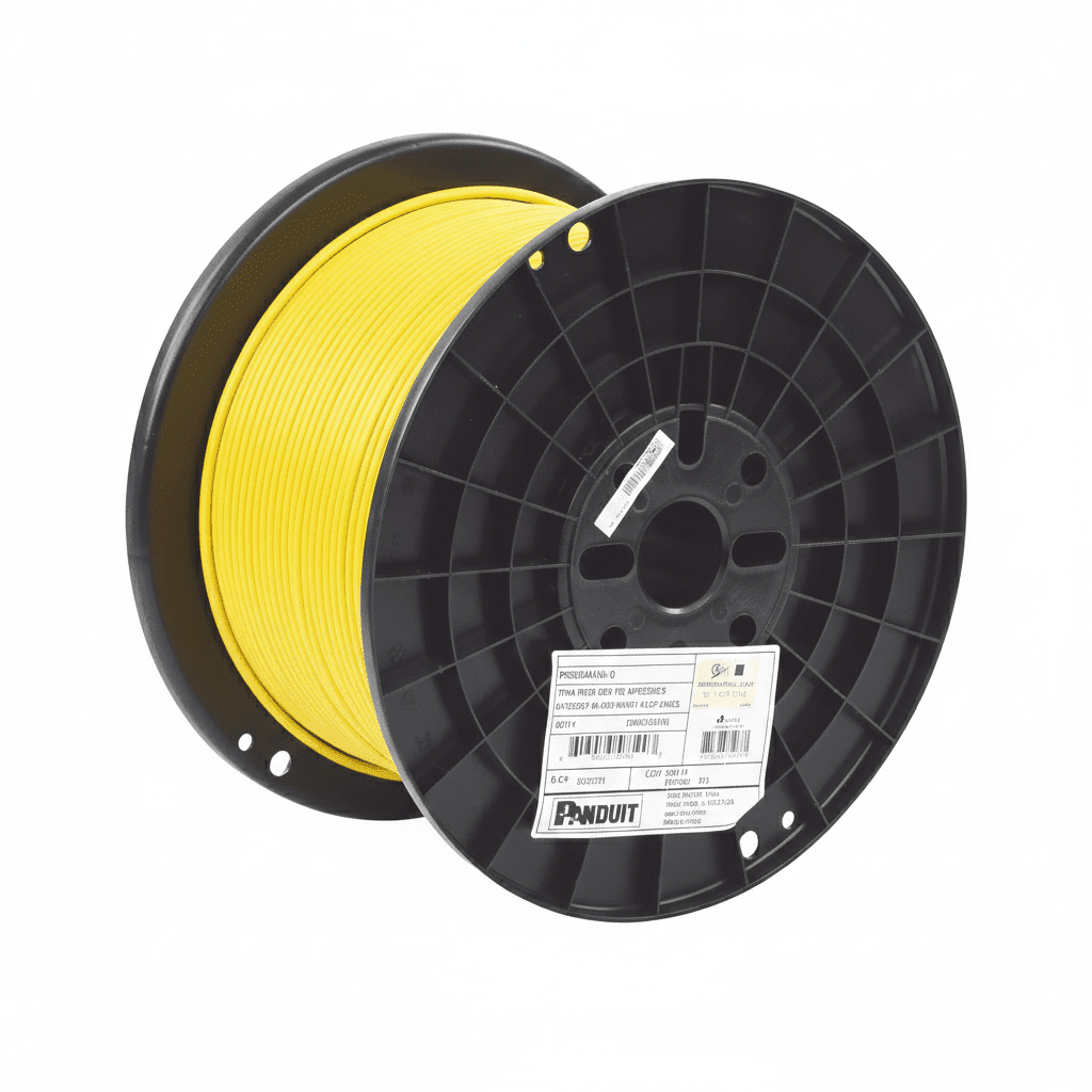 Cables Categoría 6APANDUITPUR6AHD04YL-GBobina Cable UTP Cat6A 305m (1000ft) 23AWG CMR Amarillo Panduit PUR6AHD04YL - G - SILYMX