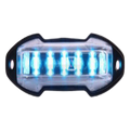 Luz auxiliar LED / 9 LED ámbar / 180° / 12-24 VDC / 0.8 A / 131x29x30 mm (5.2x1.1x1.2 in)
