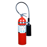 Extintor de CO2 / 15 lb (6.8 kg) / Descarga 14 s / Alcance 1.2-2.4 m (4-8 ft) / UL Certificado / -30°C a 49°C
