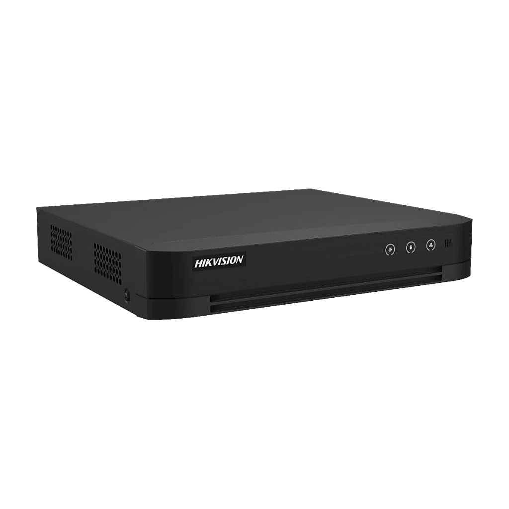 Videograbadoras Analógicas - TurboHD TVI / AHD / CVIHIKVISIONIDS-7204HUHI-M1/TDVR Hibrido 4 Canales TurboHD + 4 IP 8MP 4K AcuSense Audio Bidireccional H.265+ Hikvision IDS - 7204HUHI - M1/T - SILYMX