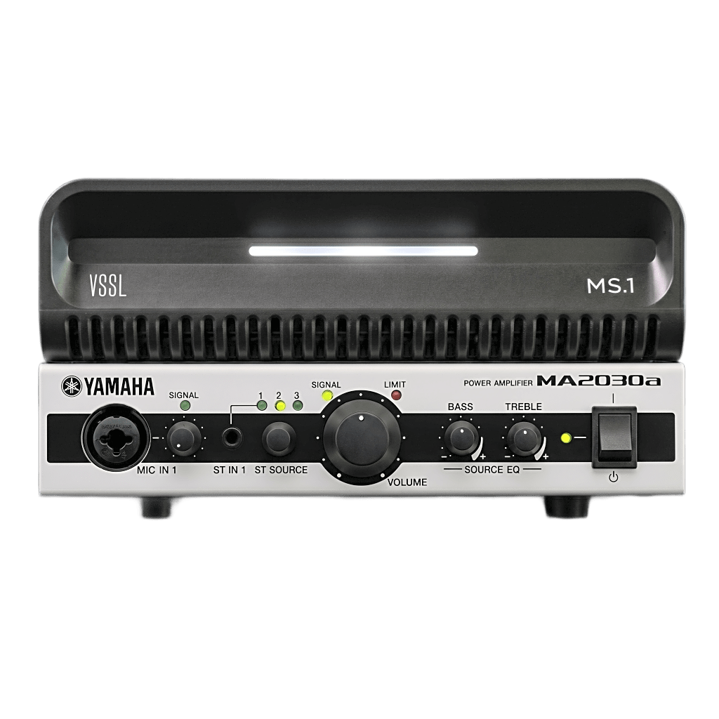 KIT Amplificador MA2030A y Streamer de Audio Modular MS.1 | PoE + USB-C | HDMI eARC + Óptica + RCA | Bluetooth LE Audio | WiFi | Control4-Crestron-Elan-RTI-URC-Savant-Lutron | AirPlay2-GoogleCast-SpotifyConnect